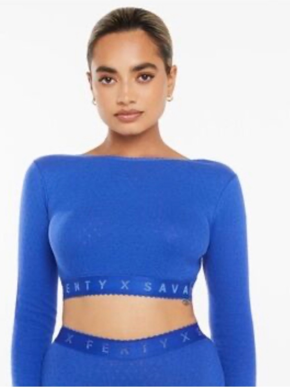 Savage X Cotton Jersey Crop Top 
Size small